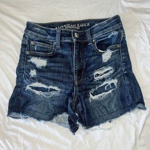 American Eagle Hi-Rise Denim Shorts